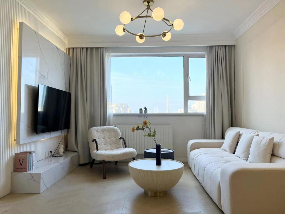 Warm Four Bedroom Apartment With Huangpu River View Shanghai Eksteriør bilde